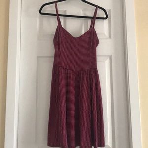 Lush cute spaghetti strap striped dress